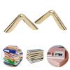 ANKROYU 50-Piece Brass-Gold Metal Corner Protectors, 2.2 mm view 3