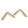 ANKROYU 50-Piece Brass-Gold Metal Corner Protectors, 2.2 mm view 4