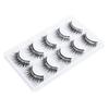 Baluue 5 Pairs Black Synthetic-Fiber False Eyelashes with a Natural Look and Dense Fiber Structure view 1