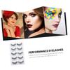 Baluue 5 Pairs Black Synthetic-Fiber False Eyelashes with a Natural Look and Dense Fiber Structure view 4
