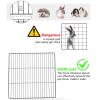 Generic Bird Cage with Rolling Stand, Tray and Toy, DIY for Parakeets, Lovebirds and Pigeons (1 Color, 6 Pieces) view 3