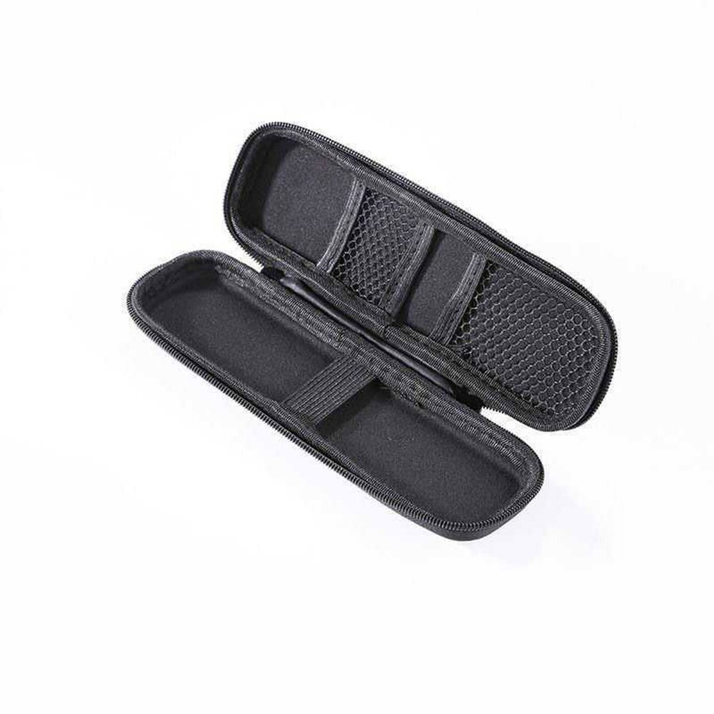 SUDYANB Cosmetic Bag, Portable Travel Case for Eye Makeup Brushes, Black, L