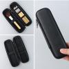 SUDYANB Cosmetic Bag, Portable Travel Case for Eye Makeup Brushes, Black, L view 4