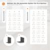 Quest Self-Adhesive PVC Inside Corner Profile 35 x 18 mm, Dark Gray, 200 cm view 3