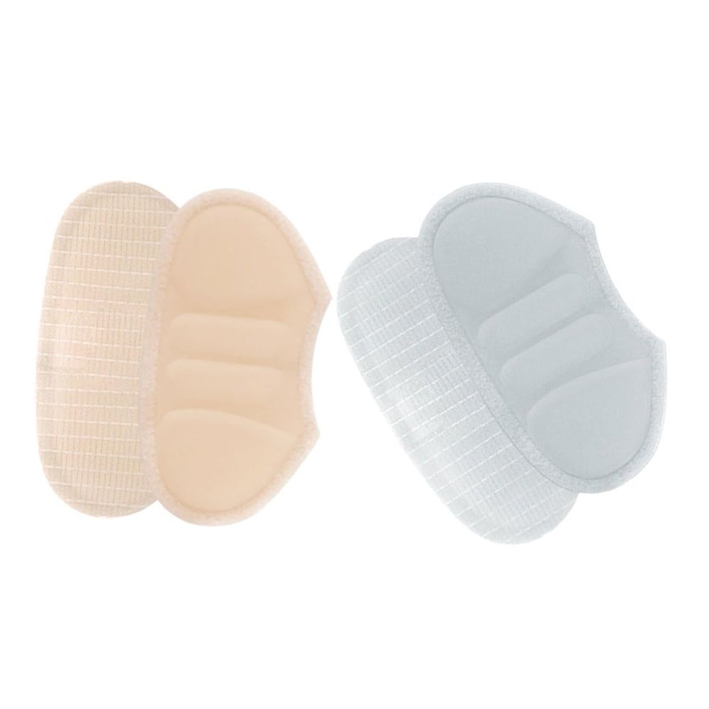 FRCOLOR 2 Pairs Abrasion-Resistant Adhesive Heel Pads for Work and Leather Shoes