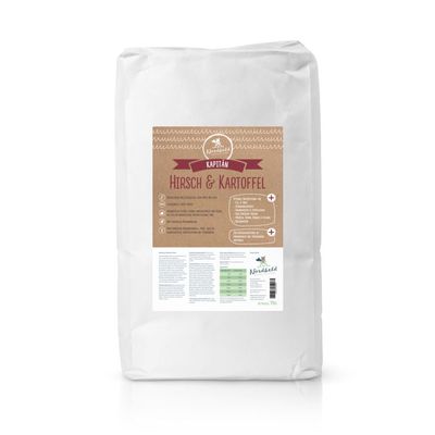 Nordheld Kapitän Deer & Potato | Hypoallergenic Dry Dog Food with Deer as the Only Animal Protein Source | Super Premium for Adult Dogs (10 kg)