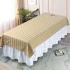 Chickwin Massage Table Fitted Sheet with Face Hole, Washable, Camel, 190 x 100 cm view 1
