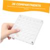 FRCOLOR Acrylic Gemstone Case with Magnetic Closure, 36 Compartments view 2