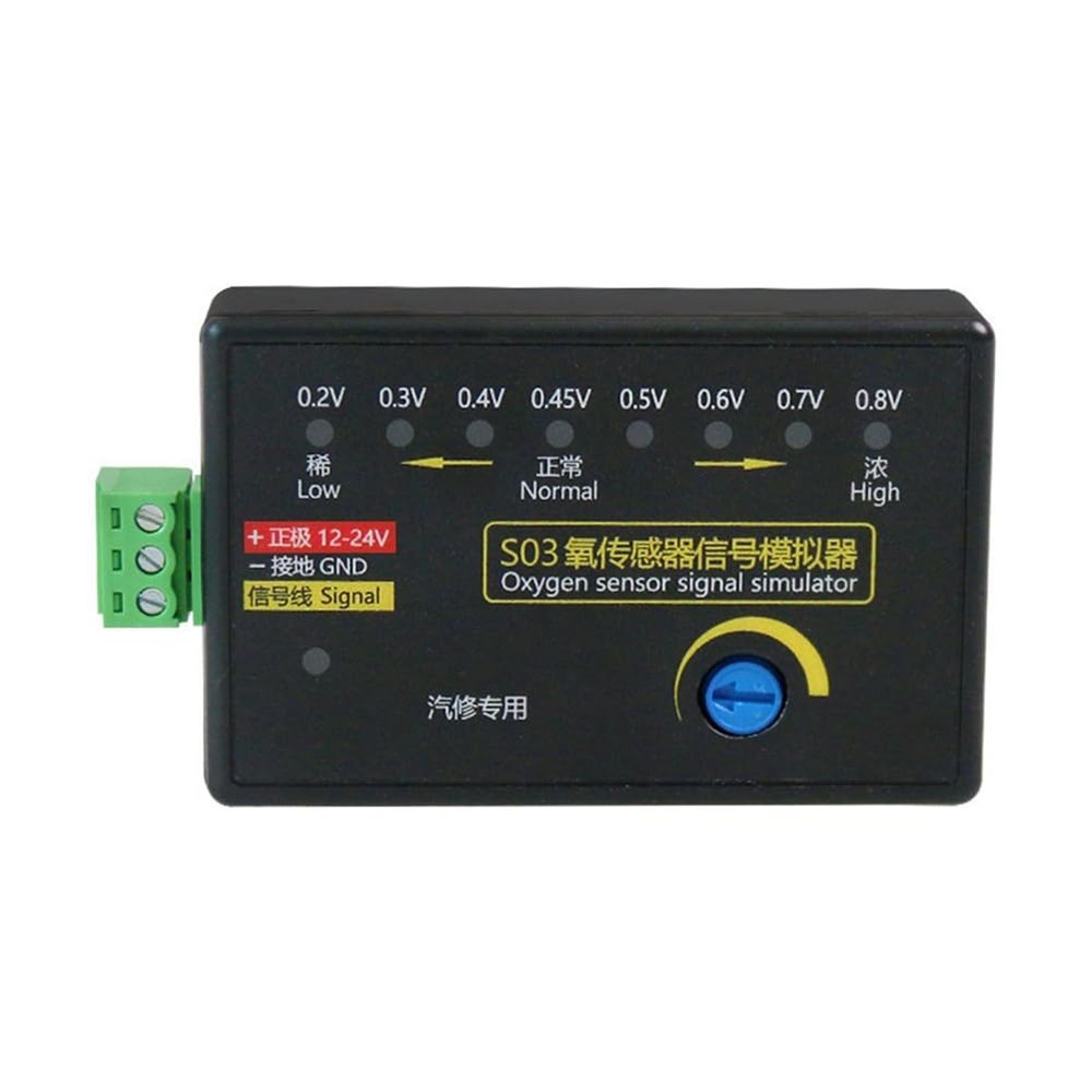 Begchy Mini Automotive Oxygen Sensor Signal Simulator, Four-Wire Oxygen Sensor Signal Simulation