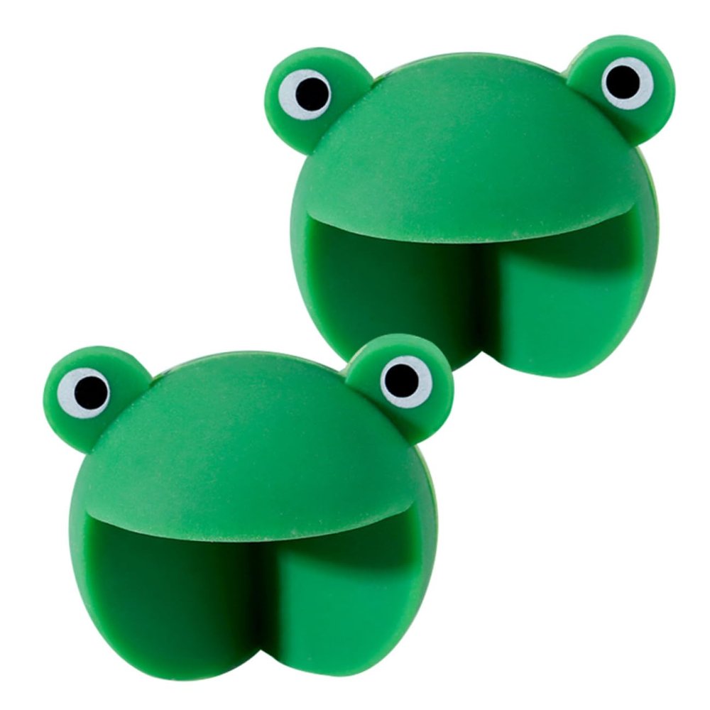 Baby-Safe Table Edge Protectors, 2-Pack, Green Silicone Gel Corner Pads