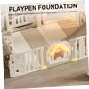Warmhm Playpen Stabilizers, 4-Piece Plastic Set for Floor Stability view 4