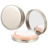Gold ABS Cushion Foundation Case with Mirror and Puff view 1