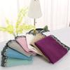 Chickwin Velvet Massage Table Fitted Sheet with Face Hole, Blue-Green, 244 x 120 cm view 3
