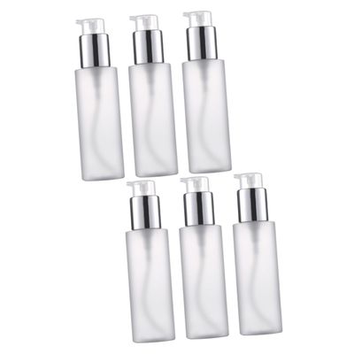 Healeved 6-Piece Refillable Pump Bottles for Shampoo, Lotion, and Cosmetics