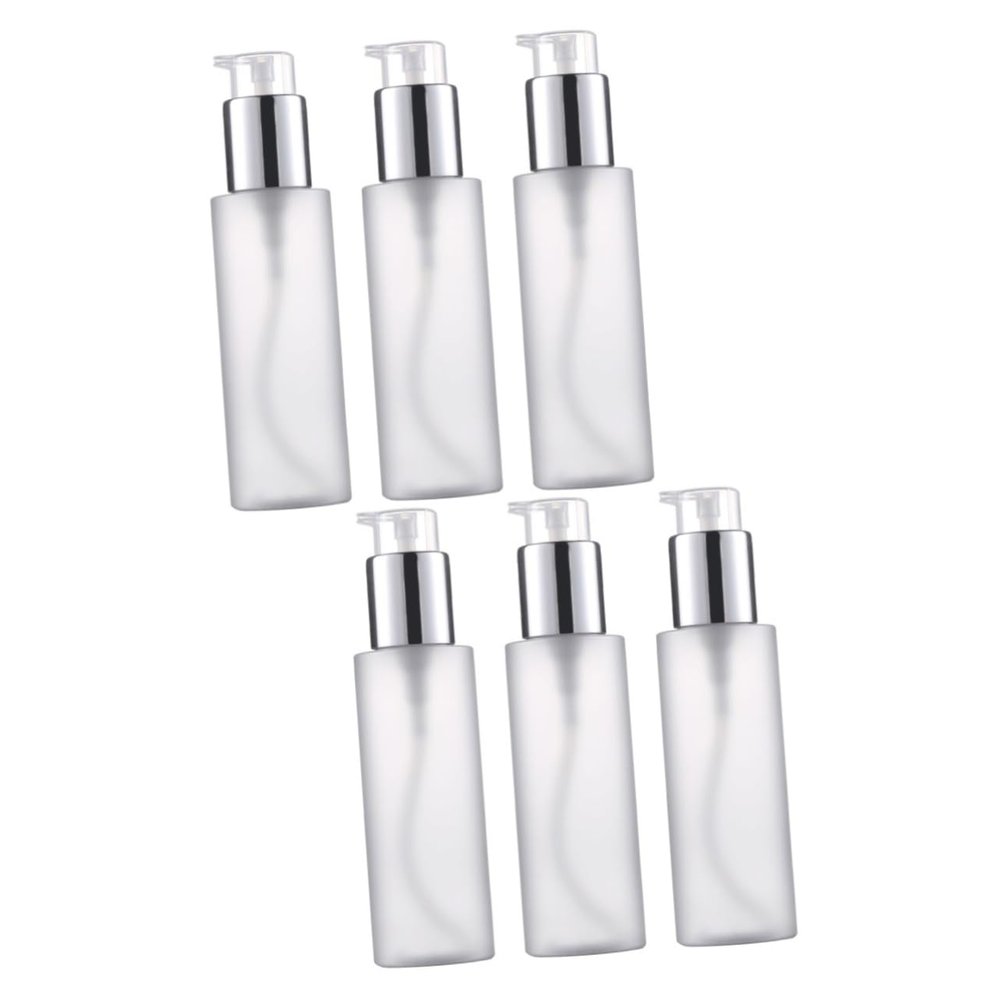 Healeved 6-Piece Refillable Pump Bottles for Shampoo, Lotion, and Cosmetics