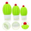 Baluue 3-Pack Cactus Silicone Travel Bottles, Leakproof, 50/70/100 ml view 3