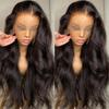 13x4 13x6 Transparent Lace Front Body Wave Wig, 30 32 34 36 Inch, 4x4 Closure, 360 Human Hair Lace Front Wig, 13x4 HD Lace, 32 Inch, 180% Density view 2