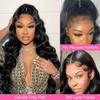 13x4 13x6 Transparent Lace Front Body Wave Wig, 30 32 34 36 Inch, 4x4 Closure, 360 Human Hair Lace Front Wig, 13x4 HD Lace, 32 Inch, 180% Density view 4