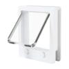 White Weatherproof Wall-Mounted Dog Door and Cat Flap view 1