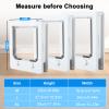 White Weatherproof Wall-Mounted Dog Door and Cat Flap view 2