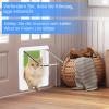 White Weatherproof Wall-Mounted Dog Door and Cat Flap view 4