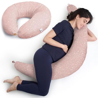 Niimo XXL Pregnancy & Nursing Pillow 2-in-1 Side Sleeper Pillow