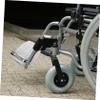 FRCOLOR Silver Alloy Wheelchair Footrest with Large Footplate view 2