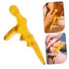 Resin Foot Massage Tool, Ergonomic, Light Brown, Yoga Stick view 3