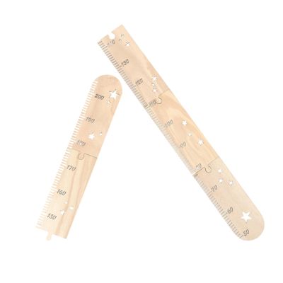 TOPBATHY Wall-Mounted Star-Shaped Height Chart for Kids’ Rooms and Playrooms
