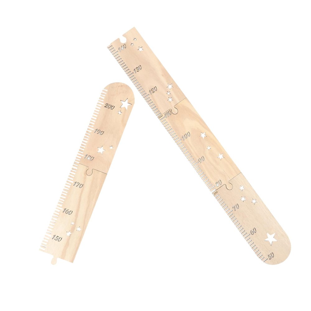 TOPBATHY Wall-Mounted Star-Shaped Height Chart for Kids’ Rooms and Playrooms