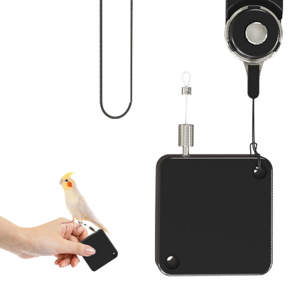 Parrot Leash, 2m Retractable Leash for Parakeets