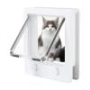 Cat Door, Pet Door for Cats, White Wall-Mounted Cat Door view 1