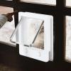 Cat Door, Pet Door for Cats, White Wall-Mounted Cat Door view 2