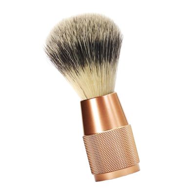 Healvian Men's Shaving and Beard Brush with Soft Nylon Bristles