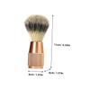 Healvian Men's Shaving and Beard Brush with Soft Nylon Bristles view 2