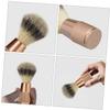 Healvian Men's Shaving and Beard Brush with Soft Nylon Bristles view 4