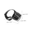 Adjustable Black Stainless Steel Dog Muzzle for Puppies view 4