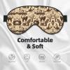 Witch Hat Sleep Eye Mask, Adjustable, Smooth and Soft, Reversible Eye Cover for Rest and Travel view 3