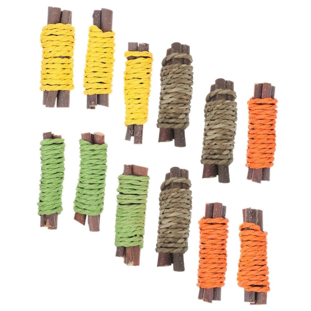 BUGUUYO 12-Piece Guinea Pig Chew Toy Set