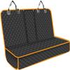 MKWGZPGW Car Pet Mat for Kadjar 2016–2023, Waterproof Rear Seat Cover with Side Protection, B/Orange view 1