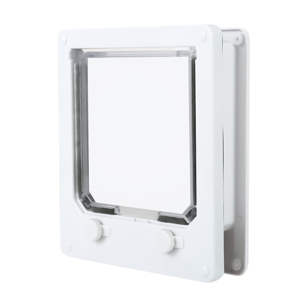 Cat Door, Cat Flap - 4-Way Locking Pet Door
