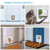 Cat Door, Cat Flap - 4-Way Locking Pet Door view 4