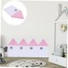 MOLUCKFU Anti-Collision Wall Sticker, Soft House-Shaped Wall Cushion, Breathable PU, Child-Friendly Decor view 2