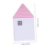 MOLUCKFU Anti-Collision Wall Sticker, Soft House-Shaped Wall Cushion, Breathable PU, Child-Friendly Decor view 3