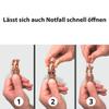 Panic Snap Hook for Horse Lead Rope, Rose Gold, 1 view 2