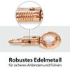 Panic Snap Hook for Horse Lead Rope, Rose Gold, 1 view 4