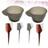 AUTSUPPL 6-Piece Hair Dyeing Set, Random Style, with Hair Dye Bowls and Comb, Plastic, Washable and Reusable, Random Color view 4