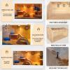 Pet Cage with Feeding Box, Habitat and Play Area, Top-Opening Hamster Cage, 60 x 40 x 40 cm view 4