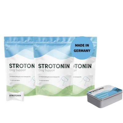 Strotonin for Dogs | Calming Supplement for Stress & Anxiety - 80 Count