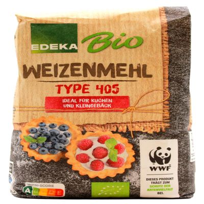 Organic Wheat Flour Type 405, 10-Pack (10 x 1 kg)